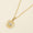 Load image into Gallery viewer, Evil Eye Medallion Diamond Pendant Necklace, 14k Solid Gold, Natural Diamonds, Sunburst Pendant, Everyday Stacking Jewelry, Gift for Her
