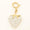 Load image into Gallery viewer, Strawberry Diamond Charm, 14k Solid Gold, Natural Diamonds, Pave Fruit Necklace, Dual Tone Pendant, Everyday Stacking Jewelry, Gift for Her
