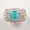 Load image into Gallery viewer, Aquamarine Diamond Ring In 14k Solid Gold, Birthstone Ring With Natural Diamonds, Ready To Ship, Women&#39;s Day Gift
