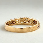 Load image into Gallery viewer, Solitaire Diamond Ring In 14k Solid Gold, Eternity Band With Natural Diamonds, Ready To Ship, Women's Day Gift
