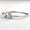 Load image into Gallery viewer, Open Halo Diamond Bracelet, 14k Solid Gold, Natural Diamonds, Geometric Statement Cuff, Stacking Bangle Jewelry, Minimalistic Bracelet
