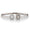 Load image into Gallery viewer, Open Halo Diamond Bracelet, 14k Solid Gold, Natural Diamonds, Geometric Statement Cuff, Stacking Bangle Jewelry, Minimalistic Bracelet
