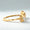Load image into Gallery viewer, Flower diamond open ring, Dual Tone Cuff Ring, 14k Solid Gold, Natural Diamonds, Ready To Ship, Women&#39;s Day Gift
