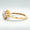 Load image into Gallery viewer, Flower diamond open ring, Dual Tone Cuff Ring, 14k Solid Gold, Natural Diamonds, Ready To Ship, Women&#39;s Day Gift
