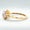 Load image into Gallery viewer, Flower diamond open ring, Dual Tone Cuff Ring, 14k Solid Gold, Natural Diamonds, Ready To Ship, Women&#39;s Day Gift
