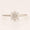 Load image into Gallery viewer, Flower Diamond Ring, 14k Solid Gold, IGI Certified, Natural Diamonds, Stackable Ring, Everyday Floral Ring, Minimalist Jewelry, Gift For Her
