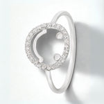 Load image into Gallery viewer, Smiley Diamond Ring, 14k Solid Gold, Natural Diamonds, Emoji Friendship Ring, Everyday Stackable Jewelry, Ready To Ship
