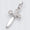 Load image into Gallery viewer, Cross Diamond Pendant, 14k Solid Gold, Natural Diamonds, Religious Adjustable Necklace, Everyday Jewelry, Minimalistic Stacking Pendant
