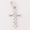 Load image into Gallery viewer, Cross Drop Diamond Pendant, 14k Solid Gold, Natural Diamonds, Religious Adjustable Necklace, Minimalist Everyday Jewelry
