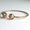 Load image into Gallery viewer, Love Knots Diamond Bracelet, 14K Solid Gold, Natural Diamonds, Open Cuff Statement Jewelry, Stackable Bracelet, Minimalistic Jewelry
