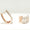 Load image into Gallery viewer, Marquise Diamond Huggie Earrings, 14k Solid Gold,  Natural Diamonds, Halo Cocktail Jewelry, Geometric Statement Earrings, Wedding Huggies
