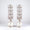Load image into Gallery viewer, Pearl Drop Diamond Earrings, 14K Solid Gold, Natural Diamonds, Detachable Drops, Everyday Bridal Jewlery, Evening Drop Earrings

