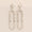 Load image into Gallery viewer, Hexagonal Dangle Diamond Earrings, 14k Solid Gold, Natural Diamonds, Geometric Statement Earrings, Bridal Drop Long Earrings
