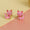 Load image into Gallery viewer, Kids Kitty Diamond Stud Earrings, 14k Solid Gold, Natural Diamonds, Enamel Animal Jewelry, Everyday Gift for toddlers/girls, Ready To Ship

