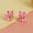 Load image into Gallery viewer, Kids Kitty Diamond Stud Earrings, 14k Solid Gold, Natural Diamonds, Enamel Animal Jewelry, Everyday Gift for toddlers/girls, Ready To Ship
