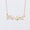 Load image into Gallery viewer, Manifest Diamond Pendant Necklace, 14k Solid Gold, Natural Diamonds, Affirmation Everyday Stacking Jewelry, Ready To Ship, IGI Certified
