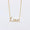 Load image into Gallery viewer, Love Diamond Necklace, 14kt Solid Gold, Script Inspirational Jewelry, Handcrafted Jewelry, Word Necklace, Ready To Ship, Women&#39;s Day Gift

