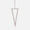 Load image into Gallery viewer, Double Triangle Layered Diamond Charm Necklace, 14k Solid Gold, Natural Diamonds, Ready To Ship, Women&#39;s Day Gift

