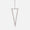 Load image into Gallery viewer, Double Triangle Layered Diamond Charm Necklace, 14k Solid Gold, Natural Diamonds, Ready To Ship, Women&#39;s Day Gift
