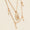 Load image into Gallery viewer, Lock &amp; Key Diamond Necklace, 14k Solid Gold, Natural Diamonds, Dual Tone Charm Layered Stacking Necklace, Ready To Ship, IGI Certified
