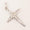 Load image into Gallery viewer, Star Cross Diamond Cluster Pendant,14k Solid Gold, Natural Diamonds, Cross Necklace with Adjustable Chain, Minimalistic Everyday Jewelry
