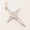 Load image into Gallery viewer, Star Cross Diamond Cluster Pendant,14k Solid Gold, Natural Diamonds, Cross Necklace with Adjustable Chain, Minimalistic Everyday Jewelry
