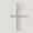 Load image into Gallery viewer, Diamond Cross Pendant, 14k Solid Gold, Natural Diamonds, Religious Adjustable Necklace, Everyday Stacking Jewelry, Baptism Gift
