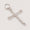 Load image into Gallery viewer, Diamond Cross Pendant, 14k Solid Gold, Natural Diamonds, Religious Adjustable Necklace, Everyday Stacking Jewelry, Baptism Gift
