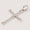 Load image into Gallery viewer, Diamond Cross Pendant, 14k Solid Gold, Natural Diamonds, Religious Adjustable Necklace, Everyday Stacking Jewelry, Baptism Gift
