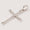 Load image into Gallery viewer, Diamond Cross Pendant, 14k Solid Gold, Natural Diamonds, Religious Adjustable Necklace, Everyday Stacking Jewelry, Baptism Gift
