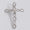 Load image into Gallery viewer, Infinity Loop Diamond Cross Pendant, 14k Solid Gold, Natural Diamond, Cross Necklace With Adjustable Chain, Everyday Stackable Necklace
