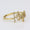 Load image into Gallery viewer, Hope Diamond Ring, 14kt Solid Gold, Natural Diamonds, Statement Word Ring, Affirmation Jewelry, Inspirational Jewelry, Ready To Ship
