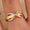 Load image into Gallery viewer, Infinity Diamond Crossover Ring, 14k Solid Gold, Natural Diamond, Promise Love Ring, Everyday Ring, Two Tone Jewelry, Minimalistic Ring
