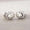 Load image into Gallery viewer, Oval Shaped Diamond Studs with Halos, Solitaire Earrings, 14K Solid Gold, Natural Diamonds, Ready To Ship, Women&#39;s Day Gift
