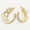 Load image into Gallery viewer, Leaves Stud Pearl Diamond Earrings, Natural Diamonds, Gemstone Earrings In 14k Solid Gold, Ready To Ship, Women&#39;s Day Gift
