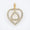 Load image into Gallery viewer, Double Heart Diamond Charm Pendant, Natural Diamonds, 14k Solid Gold, Minimalist Stacking Necklace, Everyday Jewelry, Love Promise Charm
