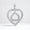 Load image into Gallery viewer, Double Heart Diamond Charm Pendant, Natural Diamonds, 14k Solid Gold, Minimalist Stacking Necklace, Everyday Jewelry, Love Promise Charm
