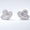 Load image into Gallery viewer, Baguette Diamond Studs Earrings, 14k Solid Gold, Natural Diamonds, Minimalist Earrings, Everyday Statement Earrings, Illusion Set Studs
