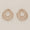 Load image into Gallery viewer, Peacock Feather Natural Diamond Stud: 14k Solid Gold Teardrop Sunburst Earrings, IGI Certified, Ready To Ship
