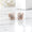 Load image into Gallery viewer, Leaflet Floral Diamond Stud Earrings, 14k Solid Gold, Natural Diamonds, Princess Marquise Cluster Jewelry,  Cocktail Statement Earrings
