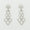 Load image into Gallery viewer, Scrollwork Chandelier Dangle Diamond Earrings, 14k Solid Gold, Natural Diamonds, Filigree Drop Jewelry, Bridal Long Statement Earrings
