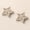 Load image into Gallery viewer, Star Diamond Stud Earrings, 14k Solid Gold, Natural Diamonds, Baguette Illusion Cluster Studs, Geometric Celestial Jewelry, Hip Hop Earrings
