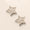 Load image into Gallery viewer, Star Diamond Stud Earrings, 14k Solid Gold, Natural Diamonds, Baguette Illusion Cluster Studs, Geometric Celestial Jewelry, Hip Hop Earrings
