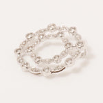 Load image into Gallery viewer, Circle Natural Diamond Pendant: 14k Solid Gold Bezel And Illusion Set Layering Necklace, IGI Certified, Ready To Ship
