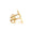 Load image into Gallery viewer, Kids Heart Diamond Stud Earrings, 14k Solid Gold, Natural Diamonds, Gift for toddlers/girls/kids, Ready To Ship, HRD Certified
