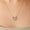 Load image into Gallery viewer, Heart Initial Medallion Diamond Necklace, 14k Solid Gold, Natural Diamonds, Everyday Halo Pendant, Personalised Letter Charm, Ready To Ship
