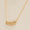 Load image into Gallery viewer, Baguette Drop Bar Diamond Necklace, 14k Solid Gold, Natural Diamond, Bezel Set Necklace, Everyday Stackable Chain, Minimalist Jewelry
