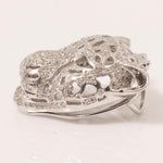 Load image into Gallery viewer, Panther Head Natural  Diamond Pendan: 14k Solid Gold Hip Hop Animal Necklace, Certified Jewelry
