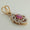 Load image into Gallery viewer, Filigree Ruby Diamond Pendant Necklace, 14k Solid Gold, Natural Diamond, Gemstone Statement Chain Pendant, Pear Vintage Jewelry
