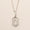Load image into Gallery viewer, Hexagonal Diamond Pendant Necklace, 14k Solid Gold, Natural Diamonds, Double Halo Statement Pendant, Geometric Stacking Chain Jewelry
